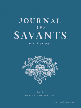 vignette collection Journal des Savants vignette collection Journal des Savants