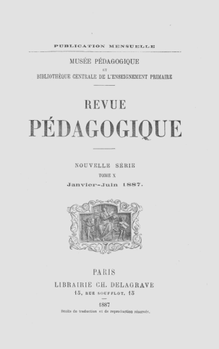 vignette collection Revue pédagogique vignette collection Revue pédagogique
