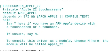 Apple Z2 Kconfig