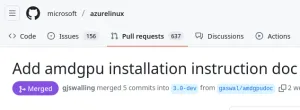 Microsoft's Azure Linux 3.0 Adds AMD GPU Driver Install Instructions