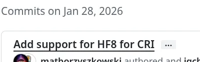 Crescent Island HF8 support added