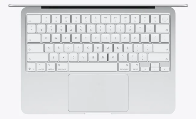 Apple MacBook Neo top view