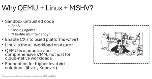 Microsoft On QEMU 10.2's New MSHV Accelerator For Hyper-V Guests
