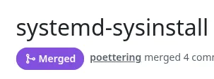 systemd-sysinstall