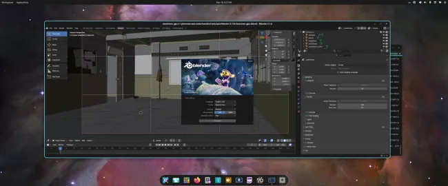 Blender 5.1 on Linux