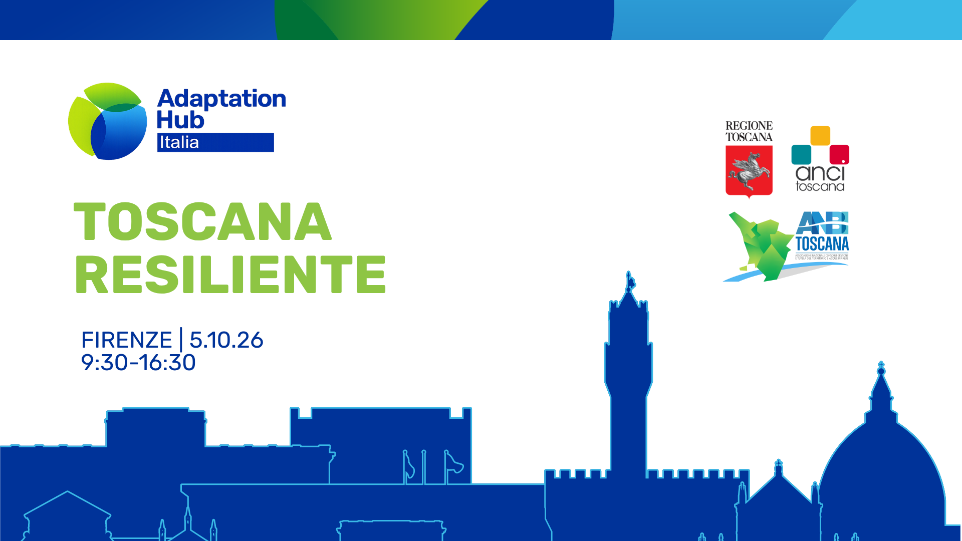 Banner evento Toscana resiliente
