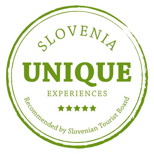 Logo with the inscription: Slovenia Unique Experiences