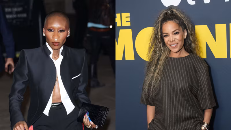 Cynthia Erivo and Sunny Hostin in a diptych