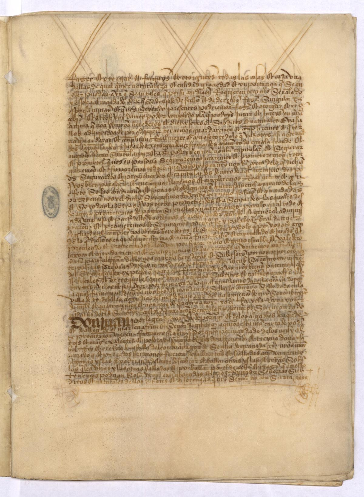 The Treaty of Tordesillas - Page 2 recto