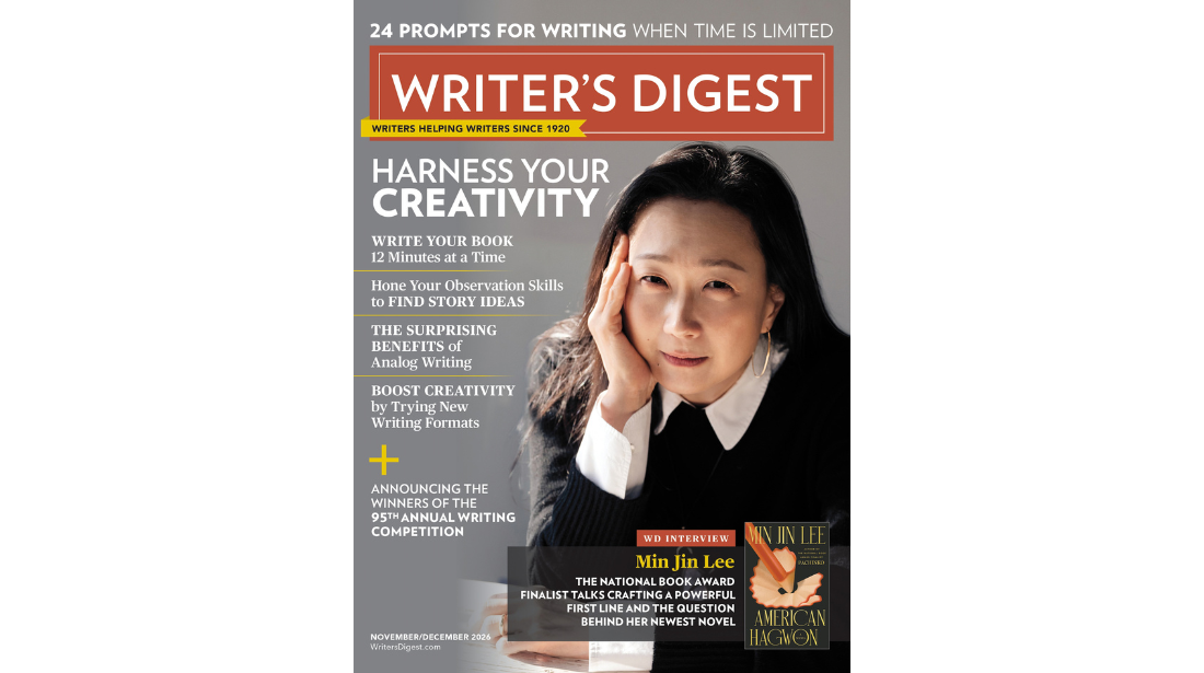 Writer’s Digest November/December 2026 Cover Reveal